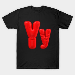 Capital & Simple "Y" Letter My Favorite T-Shirt